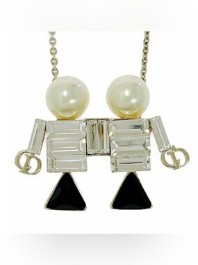 Rare Dior TELL ME DIOR Gemini Necklace